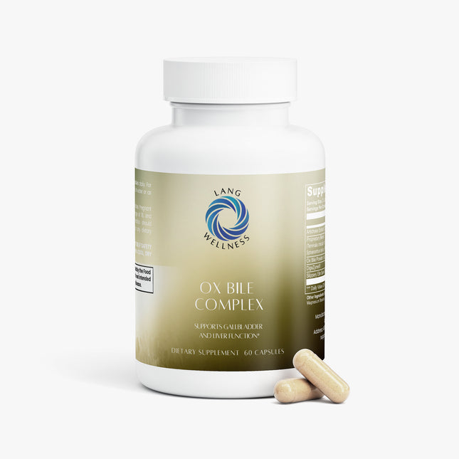 Ox Bile Complex | Digestive Enzyme & Bile Support Capsules for Fat Digestion