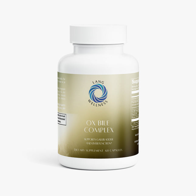 Ox Bile Complex | Digestive Enzyme & Bile Support Capsules for Fat Digestion