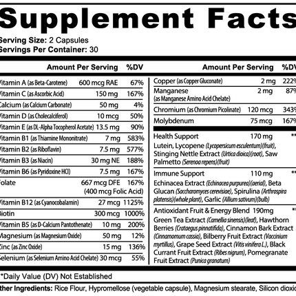 Nutritional Foundation Multivitamin