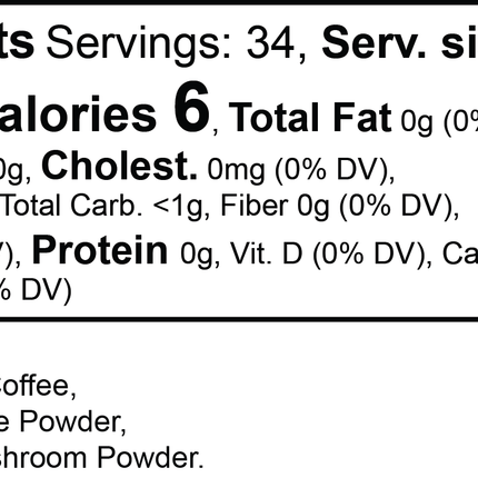 Vitality Mushroom Coffee (Medium Roast)