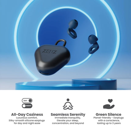 ZENZ - Unwind Earplugs - Lagoon Navy