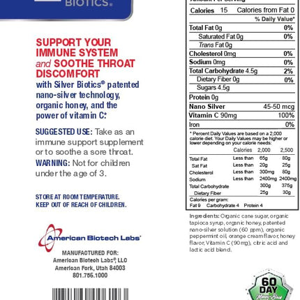 Silver Biotics® Lozenges