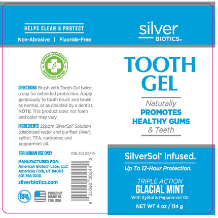 Silver Biotics® Tooth Gel – Fluoride-Free Toothpaste