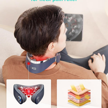 SKG Neck TENS unit with Heat Therapy and Pulse Technology