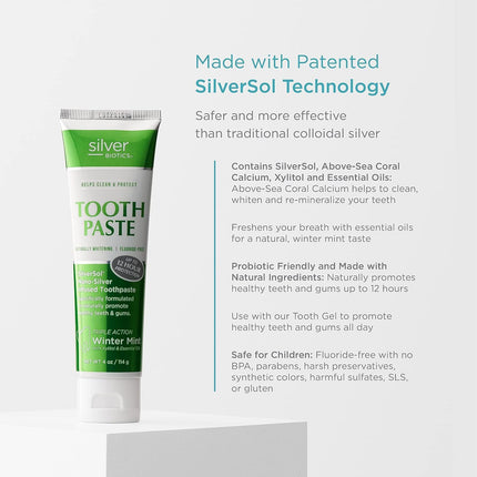 Silver Biotics® Toothpaste – Fluoride-Free Formula