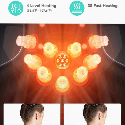 SKG Neck TENS unit with Heat Therapy and Pulse Technology