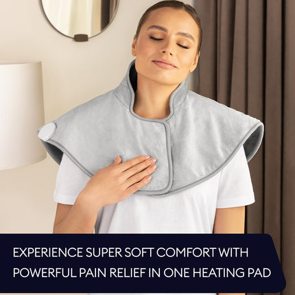 Neck & Shoulders Heating Wrap Lava, Mist Gray