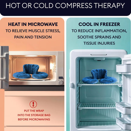 Microwavable Heating Wrap Magma, Space Blue