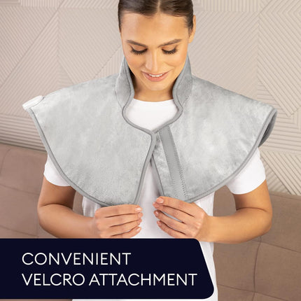 Neck & Shoulders Heating Wrap Lava, Mist Gray