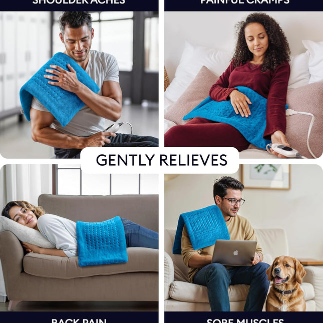 Heating Pad XL, Aqua Blue