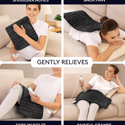 Heating Pad XL, Double-sided, Jet Black