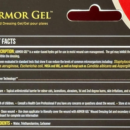 Armor Gel™ – Cooling Hydrogel for Minor Burns