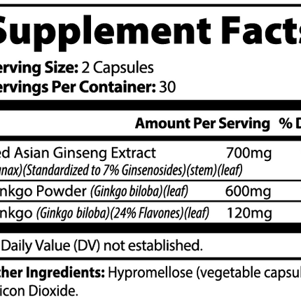 Ginkgo Biloba + Ginseng
