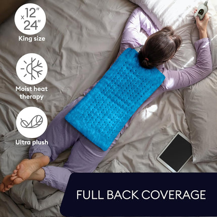 Heating Pad XL, Aqua Blue