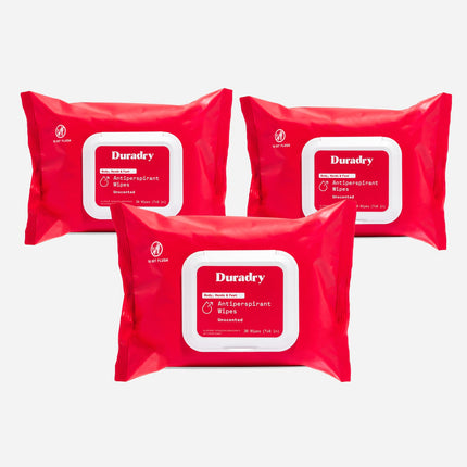 Whole Body Antiperspirant Wipes