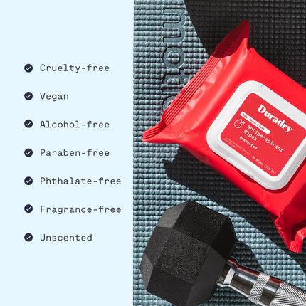 Whole Body Antiperspirant Wipes