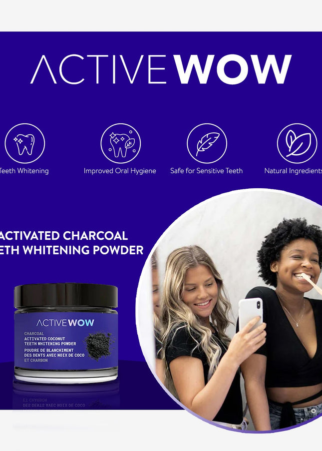 Activated Charcoal Teeth Whitening Powder