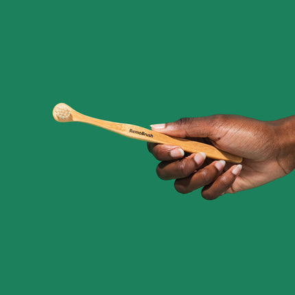 Remo Tongue Brush – Miswak-Infused Bamboo Tongue Cleaner