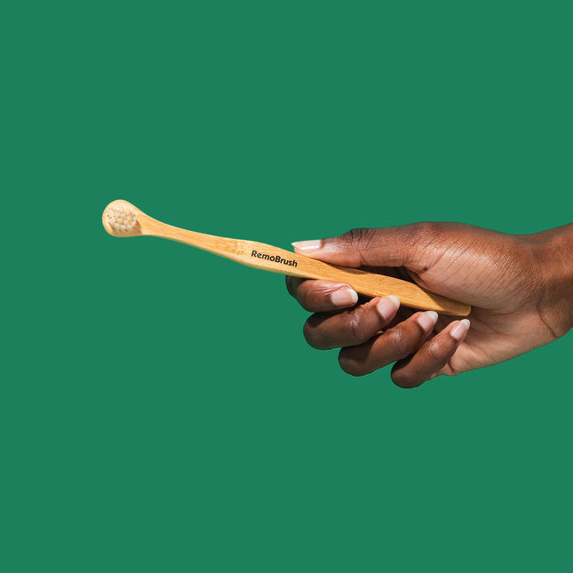 Remo Tongue Brush – Miswak-Infused Bamboo Tongue Cleaner