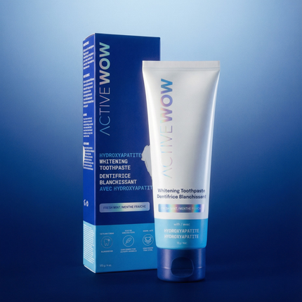 Active Wow 24k White Hydroxyapatite Whitening Toothpaste - Fresh Mint