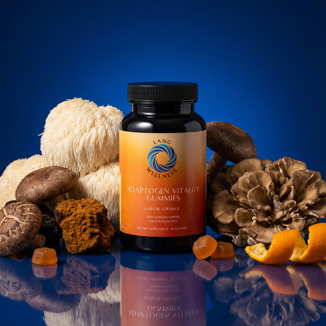 Adaptogen Vitality Gummies | Lion’s Mane Mushroom Gummies for Focus, Energy & Wellness