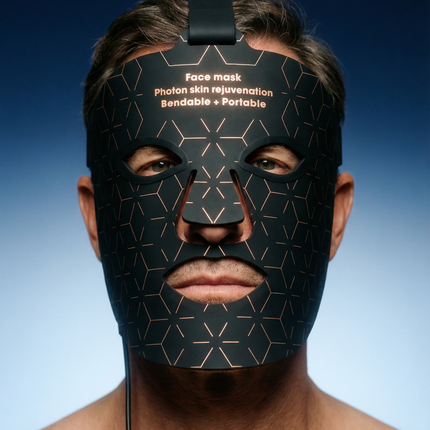 Red Light Therapy Face Mask – LED Skin Rejuvenation Mask with Red, Blue, Yellow + NIR (460–850nm)