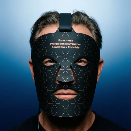 Red Light Therapy Face Mask – LED Skin Rejuvenation Mask with Red, Blue, Yellow + NIR (460–850nm)