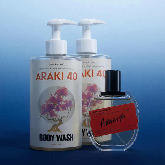 Launch Special Araki 40 Parfum & Body Wash
