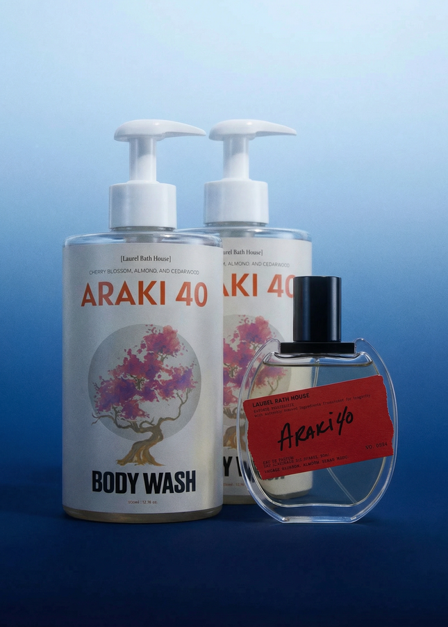 Launch Special Araki 40 Parfum & Body Wash