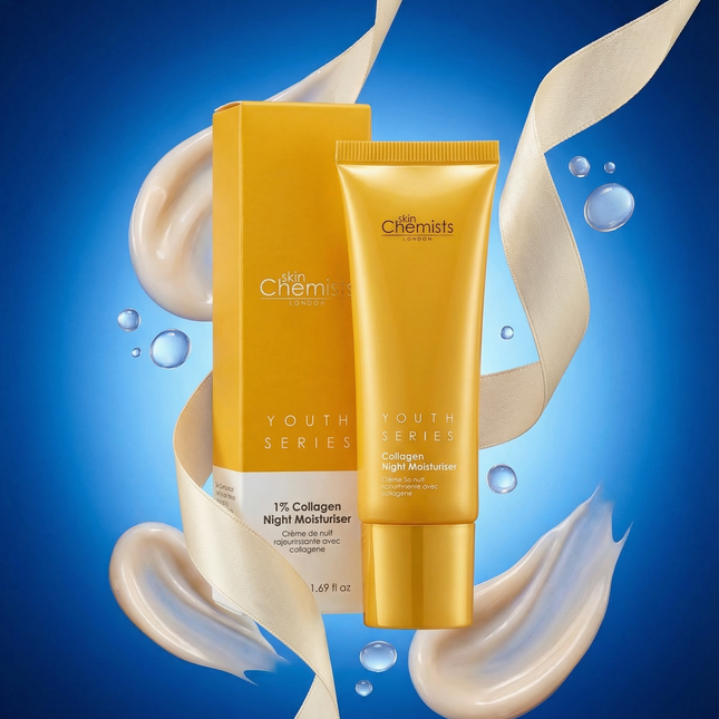 1% Collagen Night Moisturiser 50ml (Vegan)