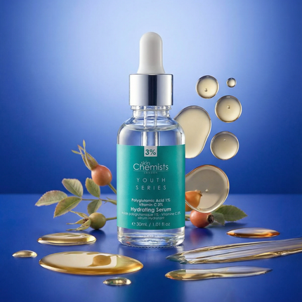 Hydrating Serum Polyglutamic Acid 1%, Vitamin C 3% 30ml