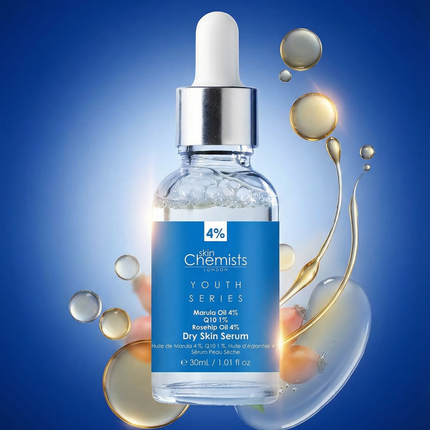 Dry Skin Serum Marulua Oil 4%, Q10 1%, Rosehip Oil 4% 30ml