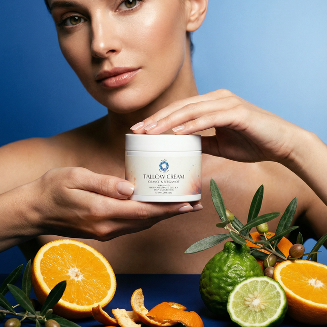 Tallow Cream Orange & Bergamot