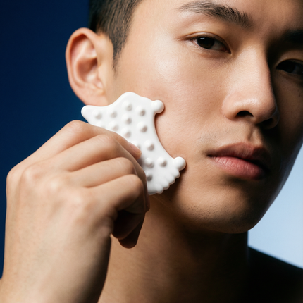 Lavien Gua Sha Ceramic Massage Plate | Face and Body Massage Plate