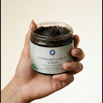 Peppermint Coffee Scrub