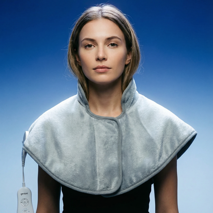 Neck & Shoulder Heating Wrap Lava, Mist Gray