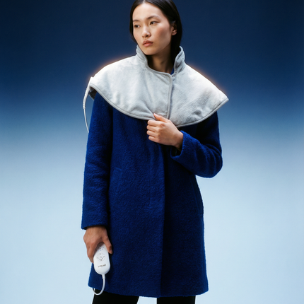 Neck & Shoulder Heating Wrap Lava, Mist Gray