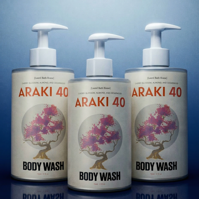 3-Pack Araki 40 Body Wash