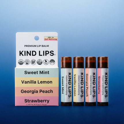 4 Pack Variety Organic Lip Balm