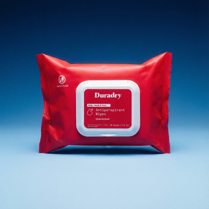 Whole Body Antiperspirant Wipes