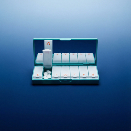 Teal Pill Box
