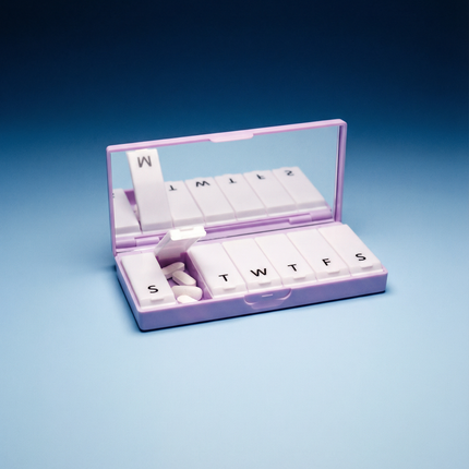 Lilac Pill Box