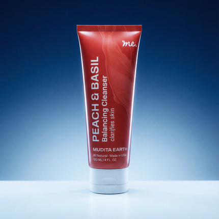 Peach & Basil Balancing Face Cleanser