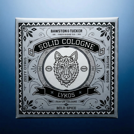 Solid Cologne - Lykos - 0.35 oz Liner + Vessel