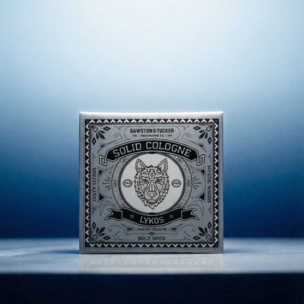 Solid Cologne - Lykos - 0.35 oz Liner + Vessel