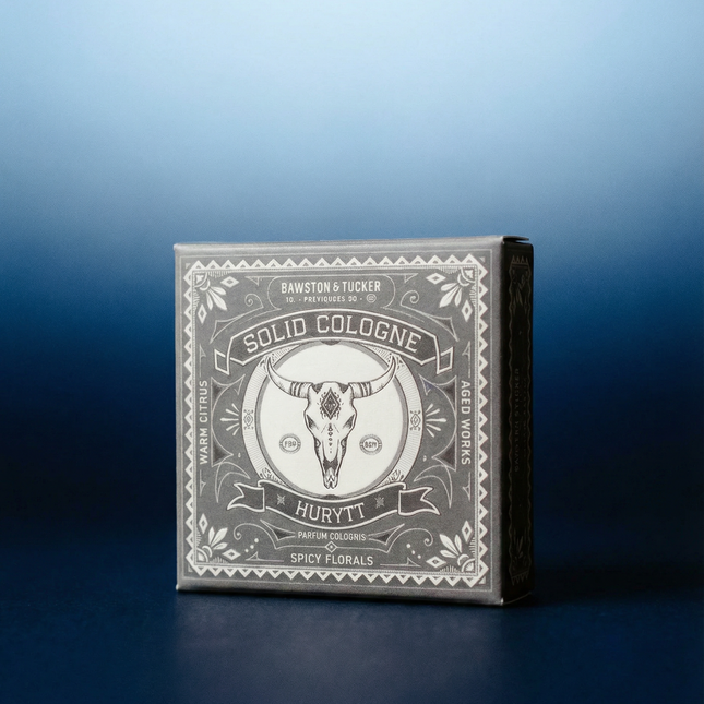 Solid Cologne - Hurytt - 0.35 oz Liner + Vessel