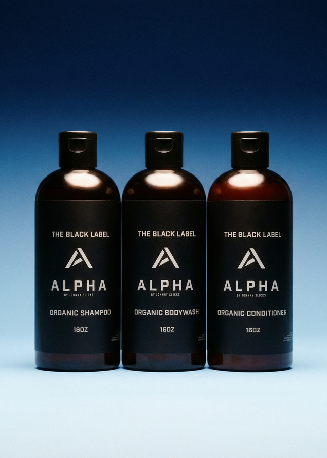 Black Label Shower Set