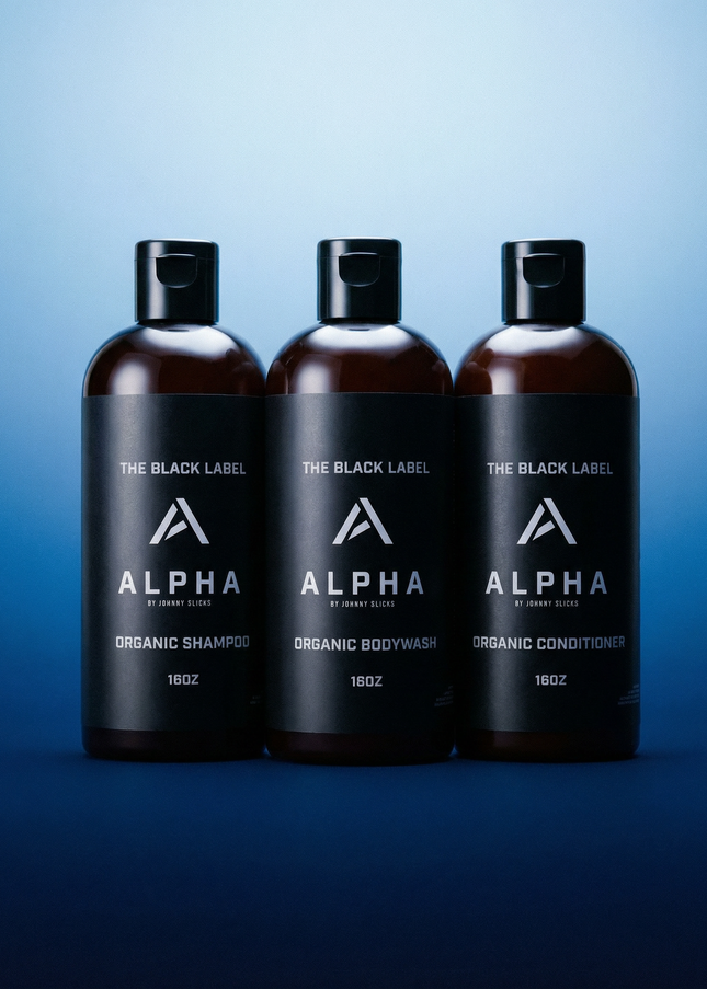 Black Label Shower Set