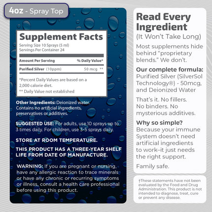 Silver Biotics® Silver Supplement