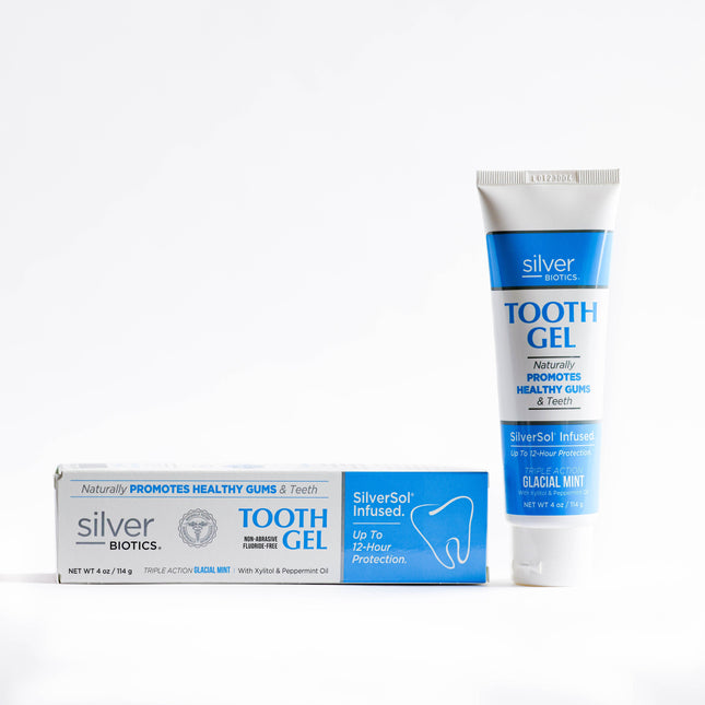 Silver Biotics® Tooth Gel – Fluoride-Free Toothpaste